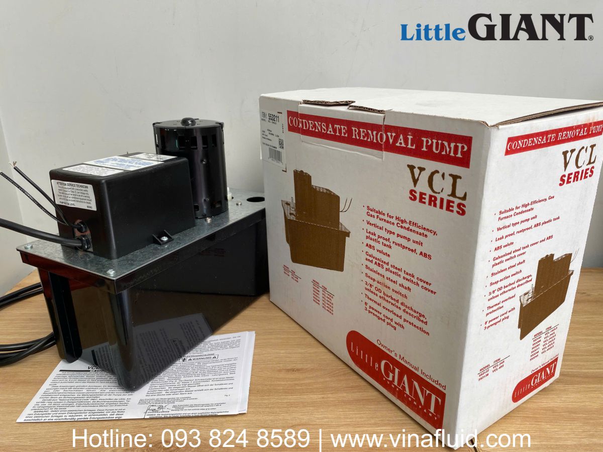 Máy bơm nước ngưng hệ HVAC Little Giant VCL-24ULS
