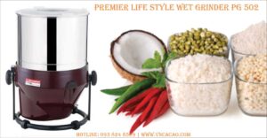 Máy nghiền bơ hạt, ngũ cốc, ca cao, bột nhão Premier PG 502