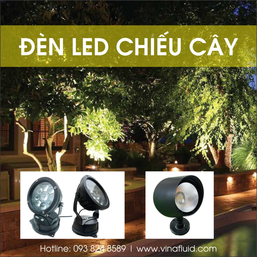 Đèn chiếu cây và đèn hắt cây bóng LED mẫu mới 2023