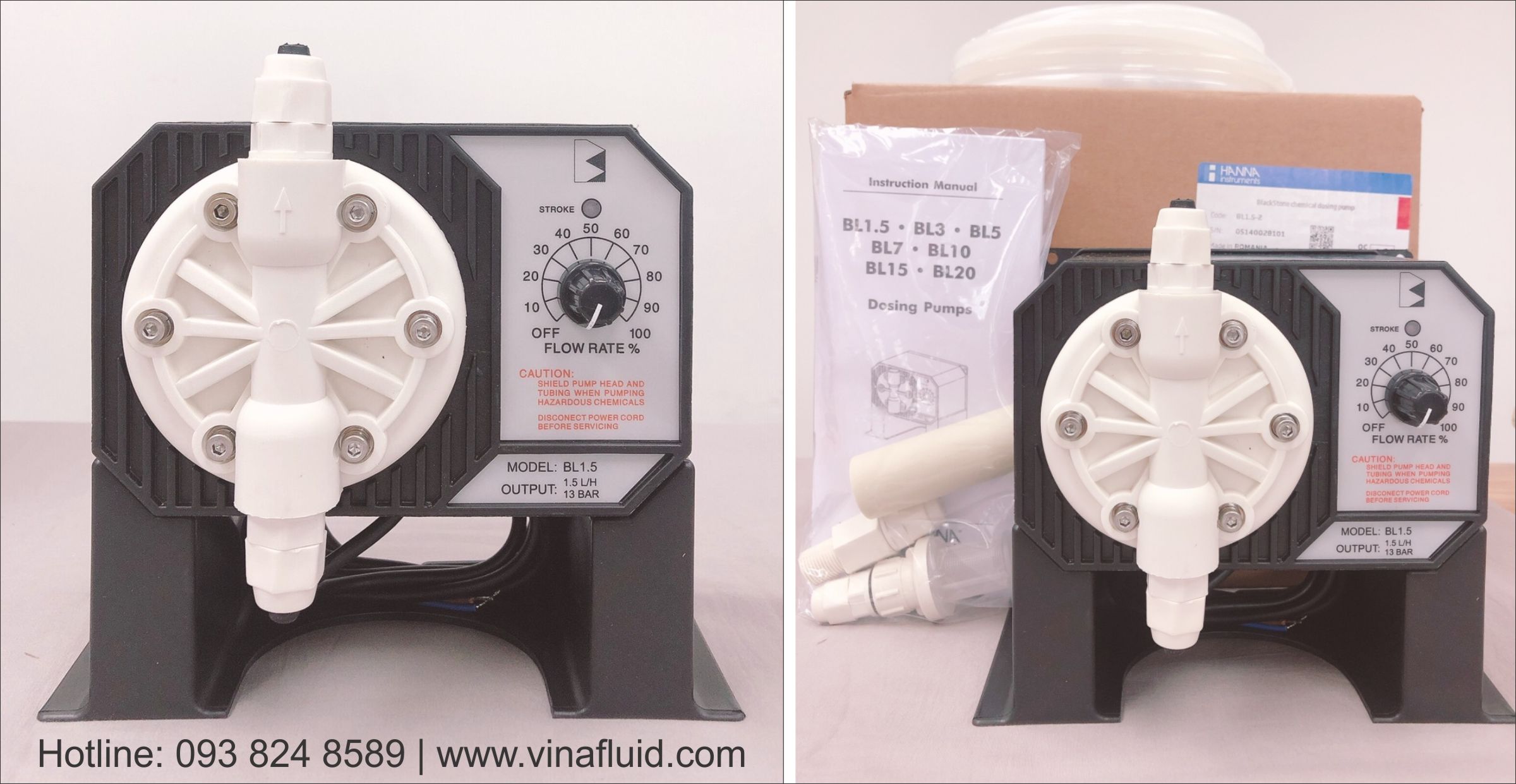 Bơm định lượng Hana dòng·Black Stone