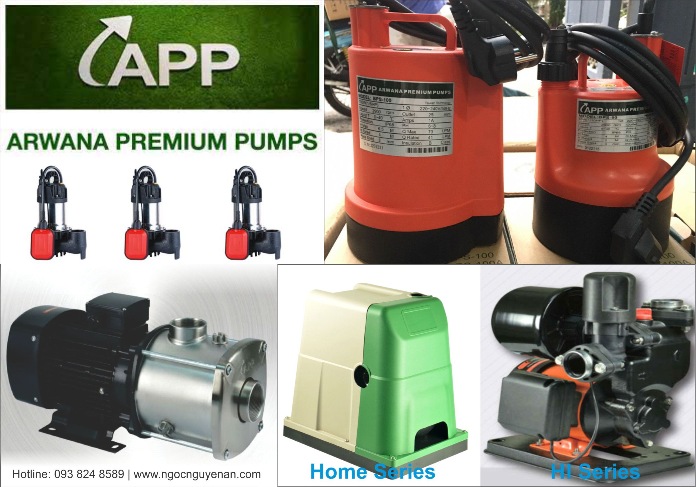 Máy bơm nước APP dân dụng
